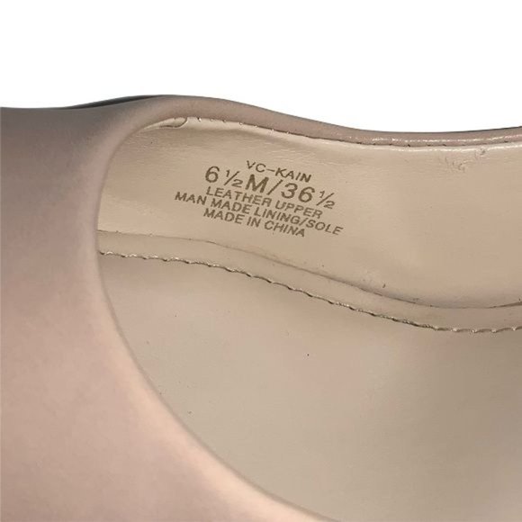 Vince Camuto 6.5 M 36.5 Pump Beige Pink Heel VC-Kain - Picture 6 of 6